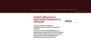 Seminarhotel-seidenbuch.de thumbnail