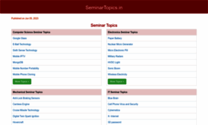 Seminartopics.in thumbnail
