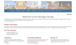 Senate.mi.gov thumbnail