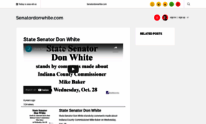 Senatordonwhite.com thumbnail