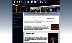 Senatortaylorbrown.com thumbnail