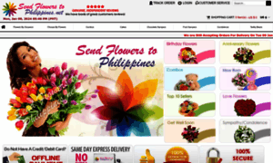 Sendflowerstophilippines.net thumbnail