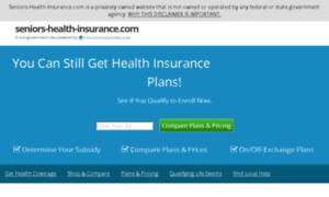 Seniors-health-insurance.com thumbnail