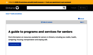 Seniorsinfo.ca thumbnail