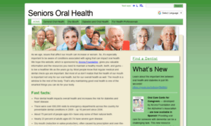 Seniorsoralhealth.org thumbnail