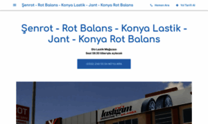 Senrot-rot-balans-konya-lastik-jant-konya-rot-balans.business.site thumbnail