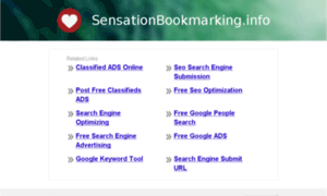 Sensationbookmarking.info thumbnail