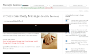 Sensations.massage.co.uk thumbnail