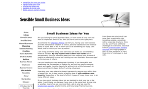 Sensible-small-business-ideas.com thumbnail