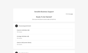 Sensiblebusinesssupport.acuityscheduling.com thumbnail