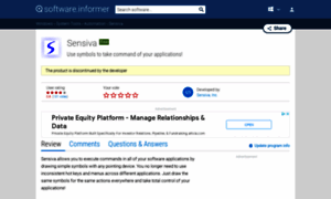 Sensiva.software.informer.com thumbnail