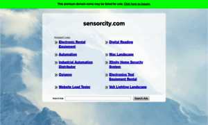 Sensorcity.com thumbnail