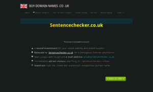 Sentencechecker.co.uk thumbnail