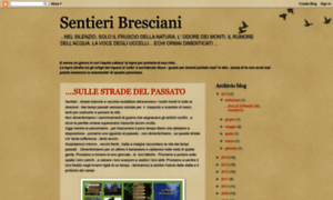 Sentieribresciani.blogspot.com thumbnail