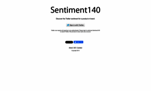 Sentiment140.com thumbnail