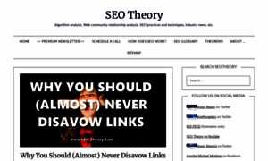 Seo-theory.com thumbnail
