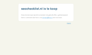 Seochecklist.nl thumbnail