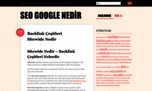 Seogooglenedir.wordpress.com thumbnail