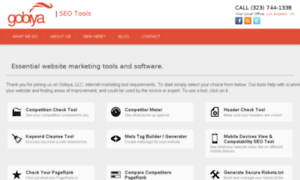 Seotools.gobiya.com thumbnail