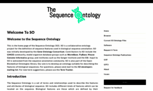 Sequenceontology.org thumbnail
