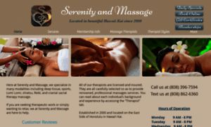 Serenityandmassage.com thumbnail