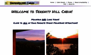 Serenityhillcabin.com thumbnail