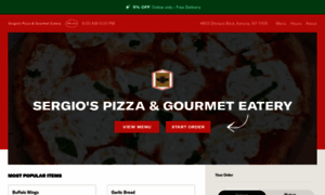 Sergiospizzaeatery.com thumbnail