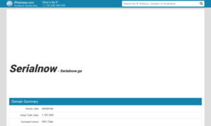 Serialnow.ga.ipaddress.com thumbnail