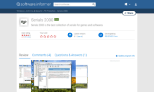Serials-2000.software.informer.com thumbnail