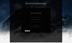 Serietvitalia2040.blogspot.com thumbnail