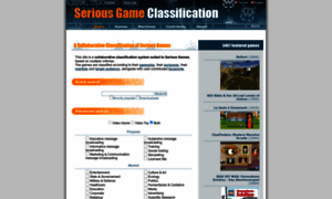 Serious.gameclassification.com thumbnail