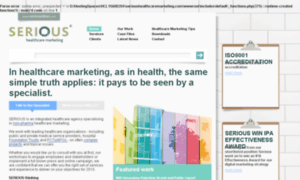 Serioushealthcaremarketing.co.uk thumbnail