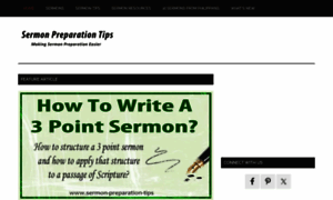 Sermon-preparation-tips.com thumbnail