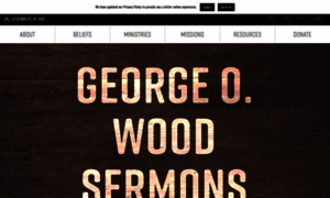 Sermons.georgeowood.com thumbnail