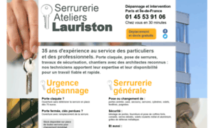 Serrurerie-atelierslauriston.fr thumbnail