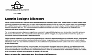 Serrurier-boulogne-billancourt.fr thumbnail