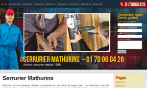 Serrurier-mathurins.com thumbnail