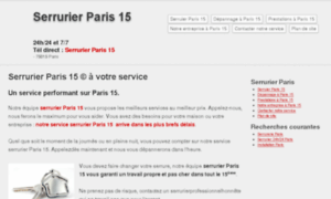 Serrurier-paris-15.eu thumbnail