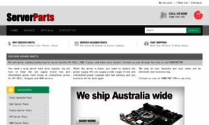 Serverparts.com.au thumbnail