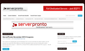 Serverprontocoupons.com thumbnail