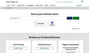 Serversdepot.com thumbnail