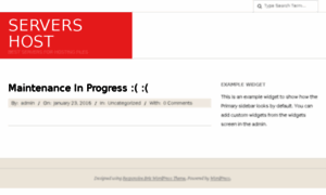 Servershosts.com thumbnail