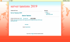 Servertanitimi2019.blogspot.com thumbnail