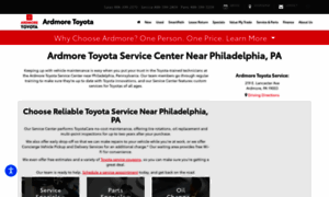 Service.ardmoretoyota.com thumbnail