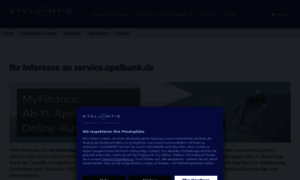 Service.opelbank.de thumbnail
