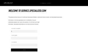 Service.specialized.com thumbnail