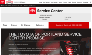 Service.toyotaofportland.com thumbnail