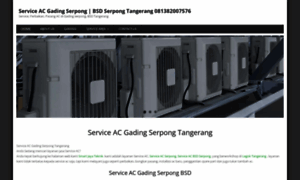 Serviceacgadingserpong.net thumbnail