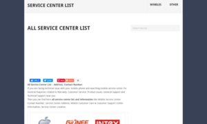 Servicecenterlist.com thumbnail