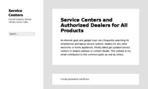 Servicecenters.co.in thumbnail